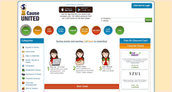 Desktop Screenshot of causeunited.com
